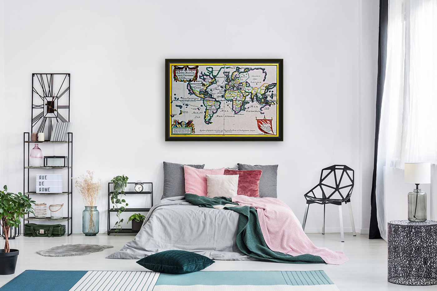 Ancient World Map 4 Reproduction