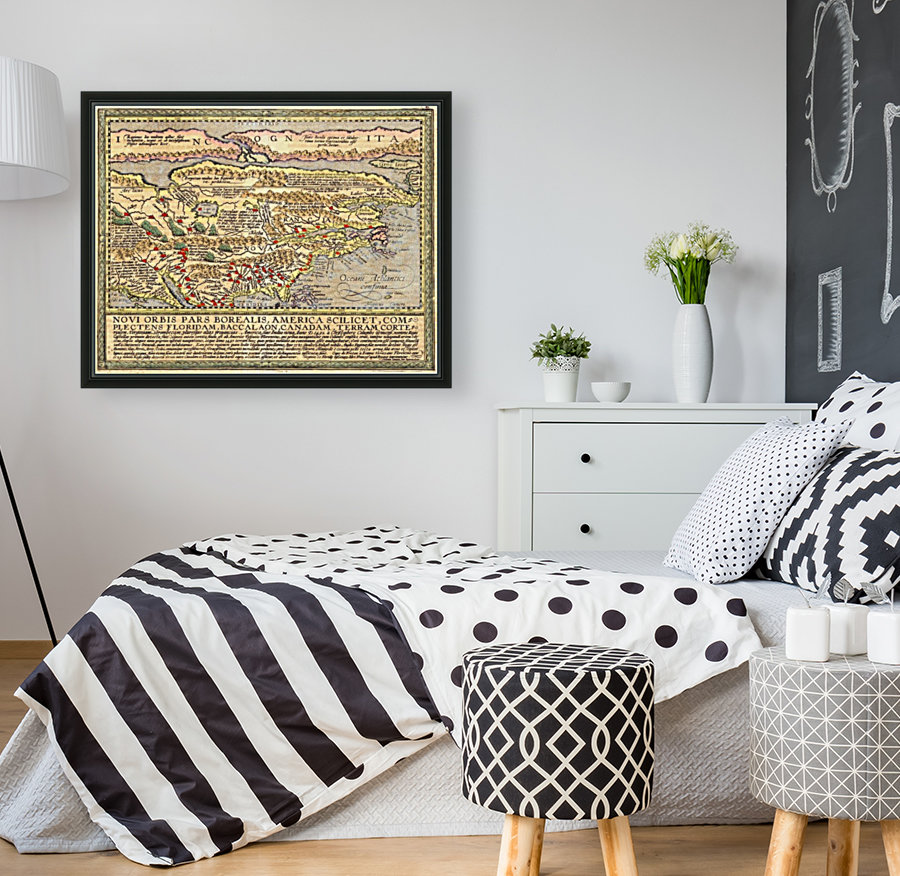 Ancient America Map 2 Reproduction