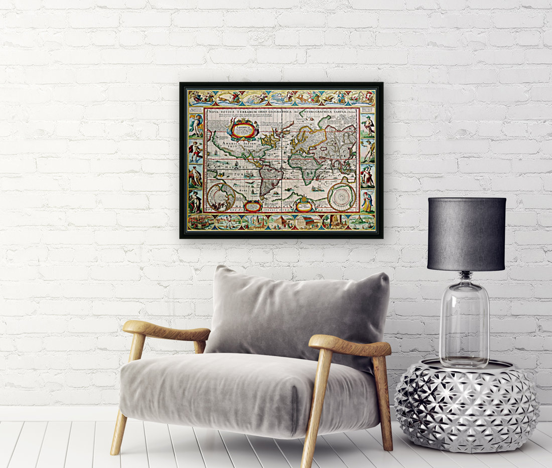 Ancient World Map 12 Reproduction