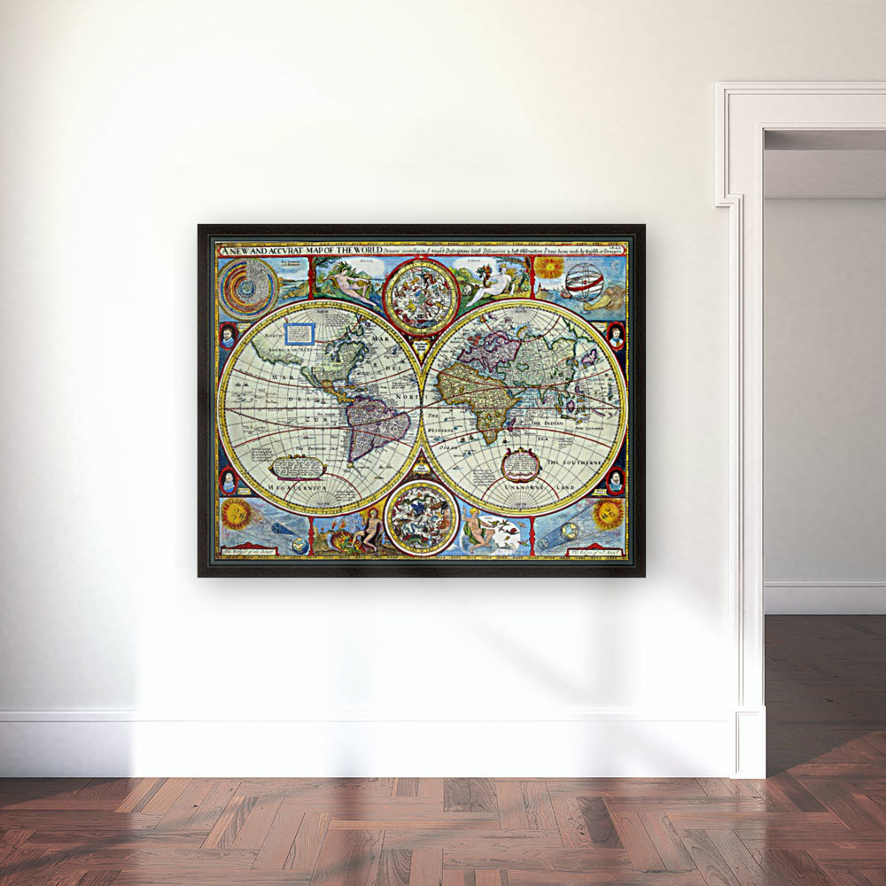Ancient World Map 10 Reproduction