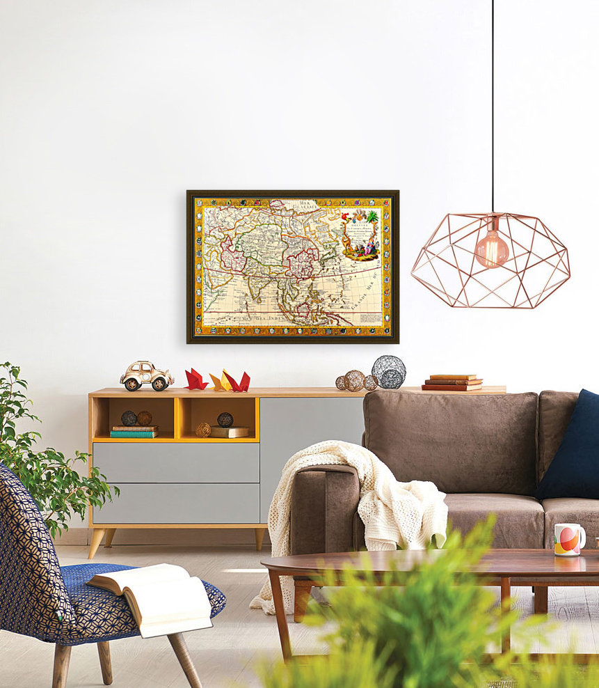 Ancient World Map 14 Reproduction