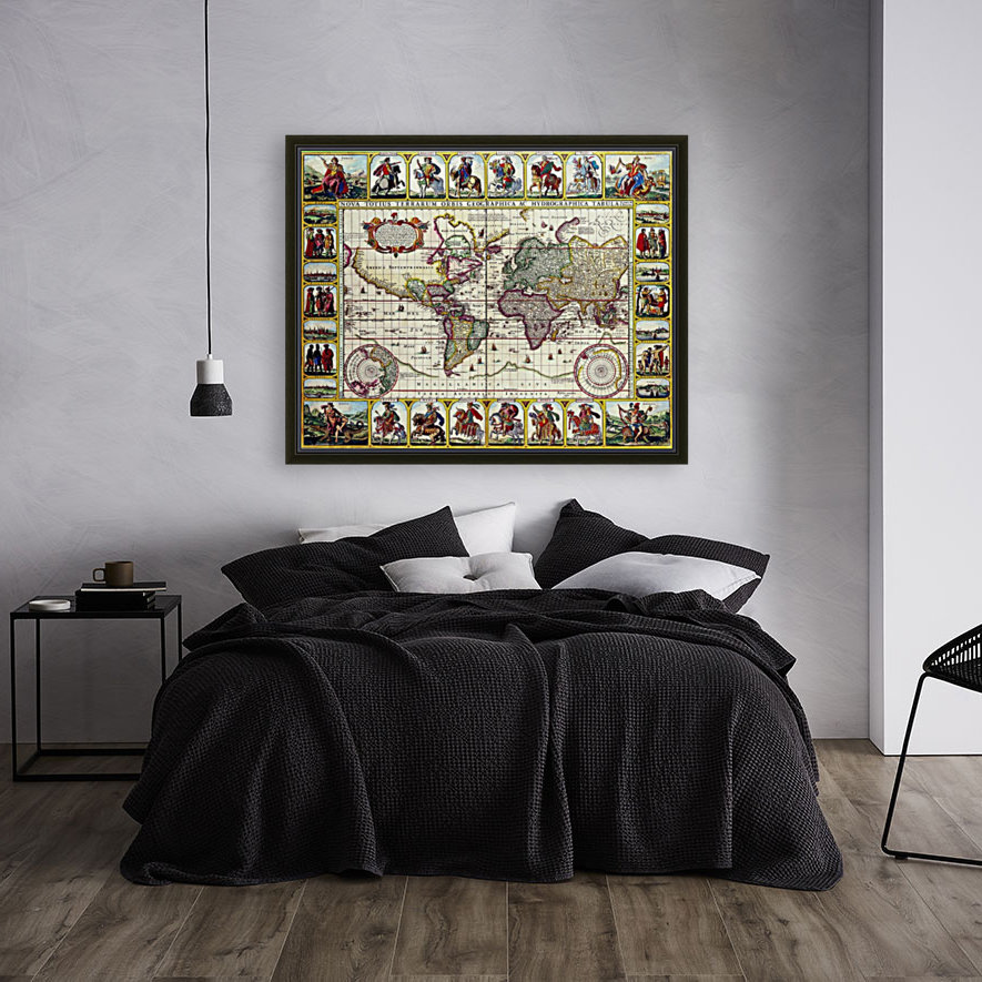Ancient World Map 9 Reproduction