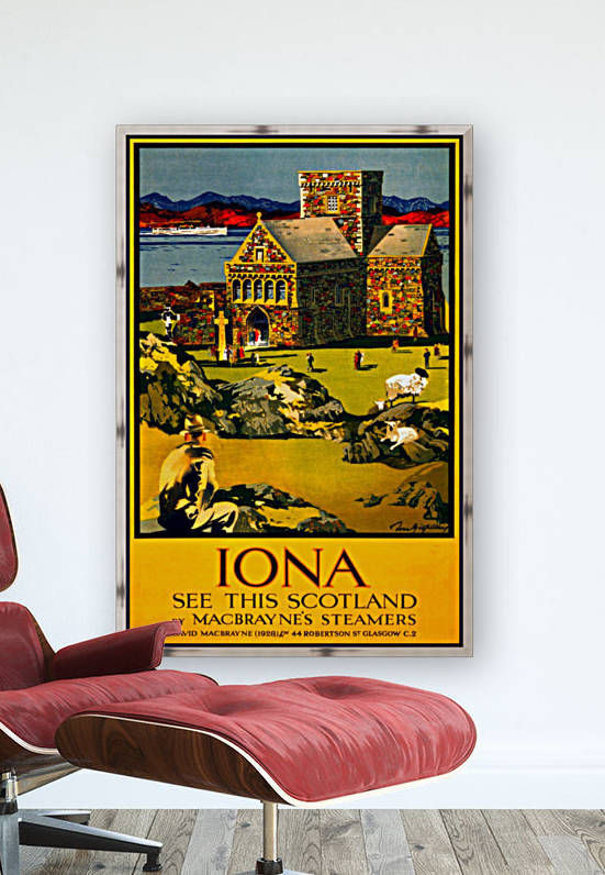Vintage Travel - Iona Scotland by Culturio