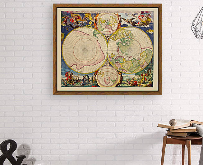 Ancient World Map by Culturio