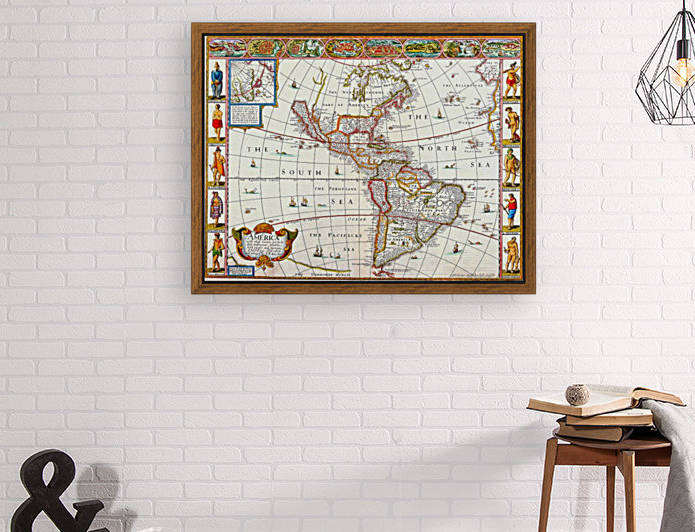 Ancient America Map by Culturio