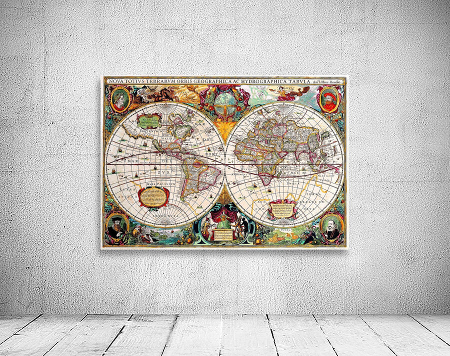 Ancient World Map 7 Wall Preview