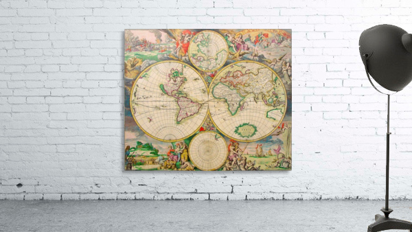 Ancient World Map 2 Wall Preview