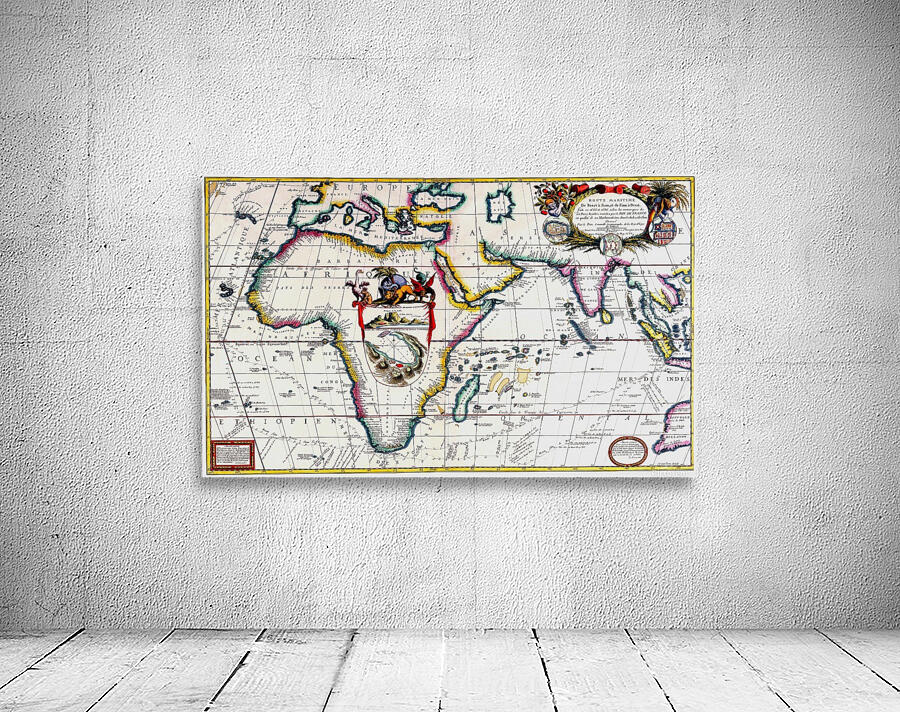 Ancient Africa Map Wall Preview