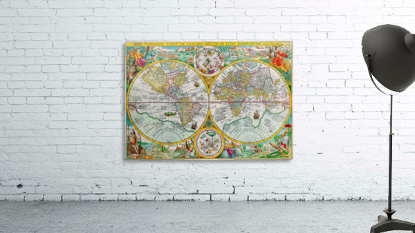 Ancient World Map 6 Wall Preview