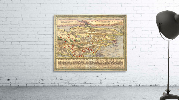 Ancient America Map 2 Wall Preview