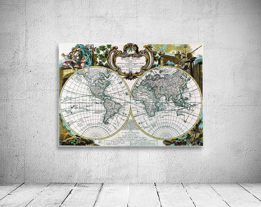 Ancient World Map 5 Wall Preview