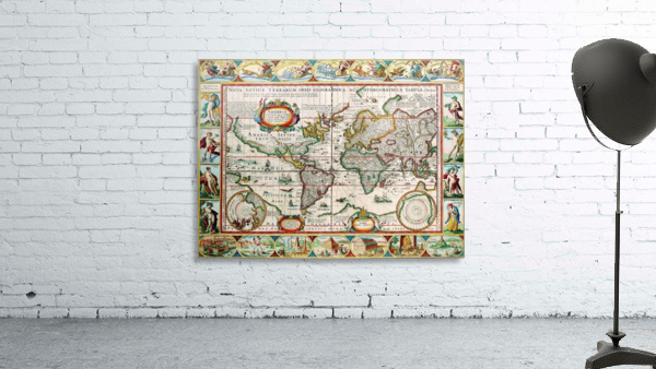 Ancient World Map 12 Wall Preview