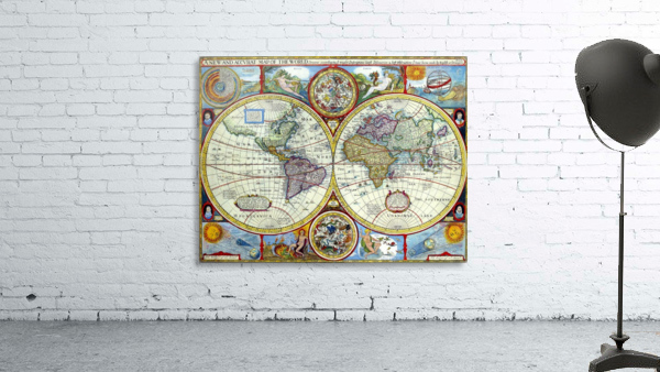 Ancient World Map 10 Wall Preview