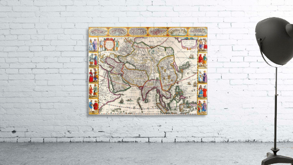 Ancient Asia Map 2 Wall Preview
