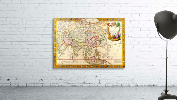 Ancient World Map 14 Wall Preview