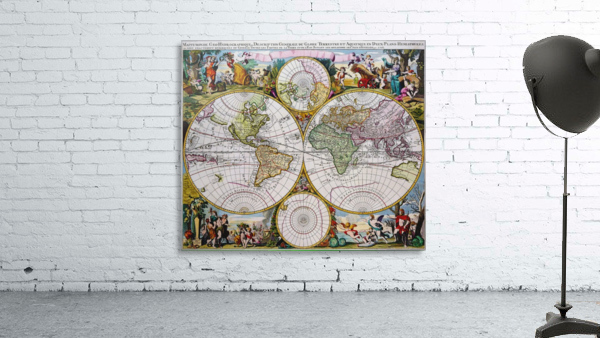 Ancient World Map 13 Wall Preview