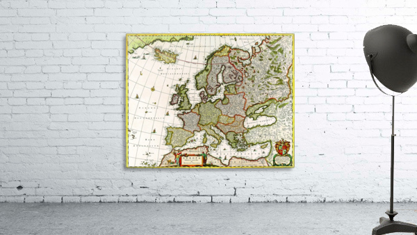 Ancient Europe Map 2 Wall Preview