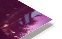 Neon Glowing Tree HD Metal print