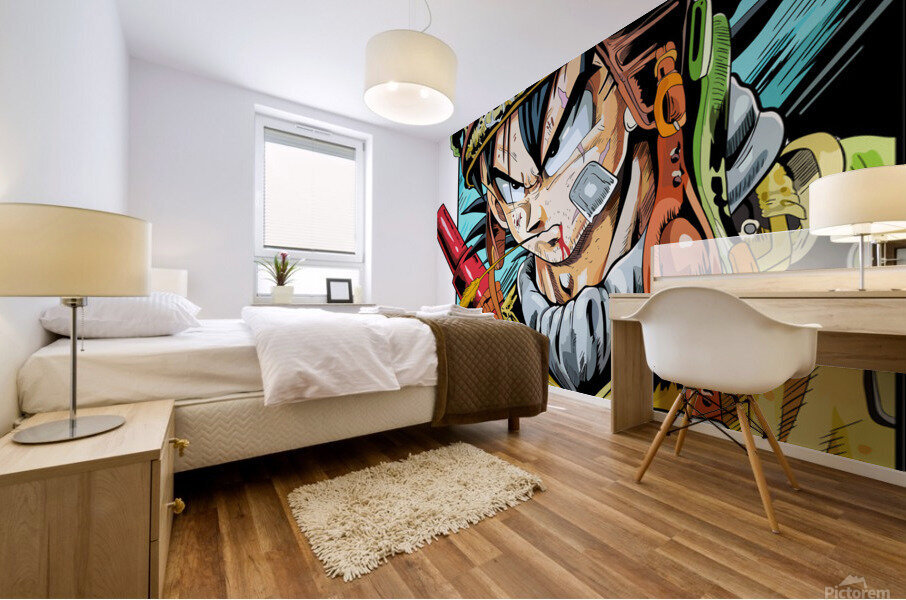 GOKU ARMY Mural print