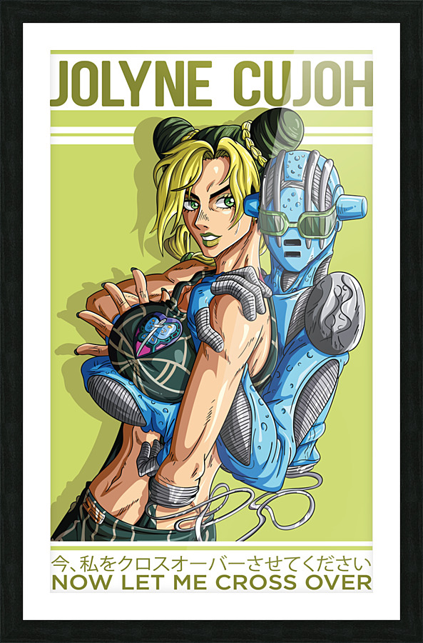 Jolyne Cujoh Picture Frame print