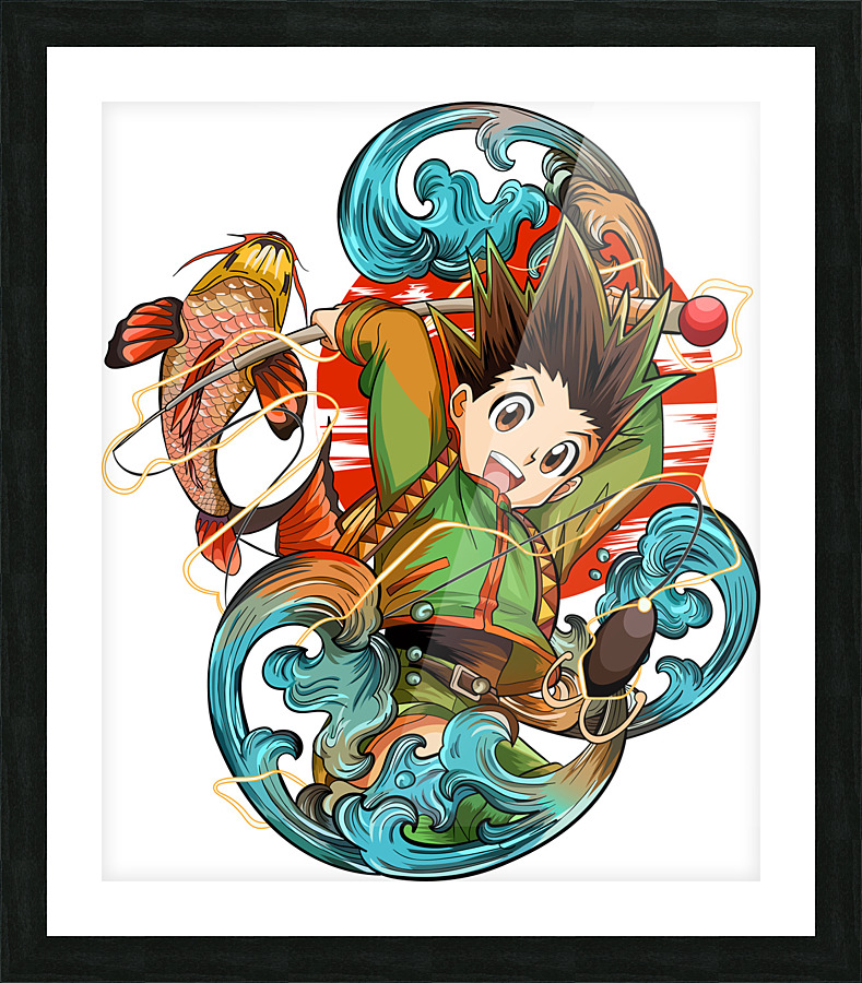 Hunter x Hunter Gon Picture Frame print