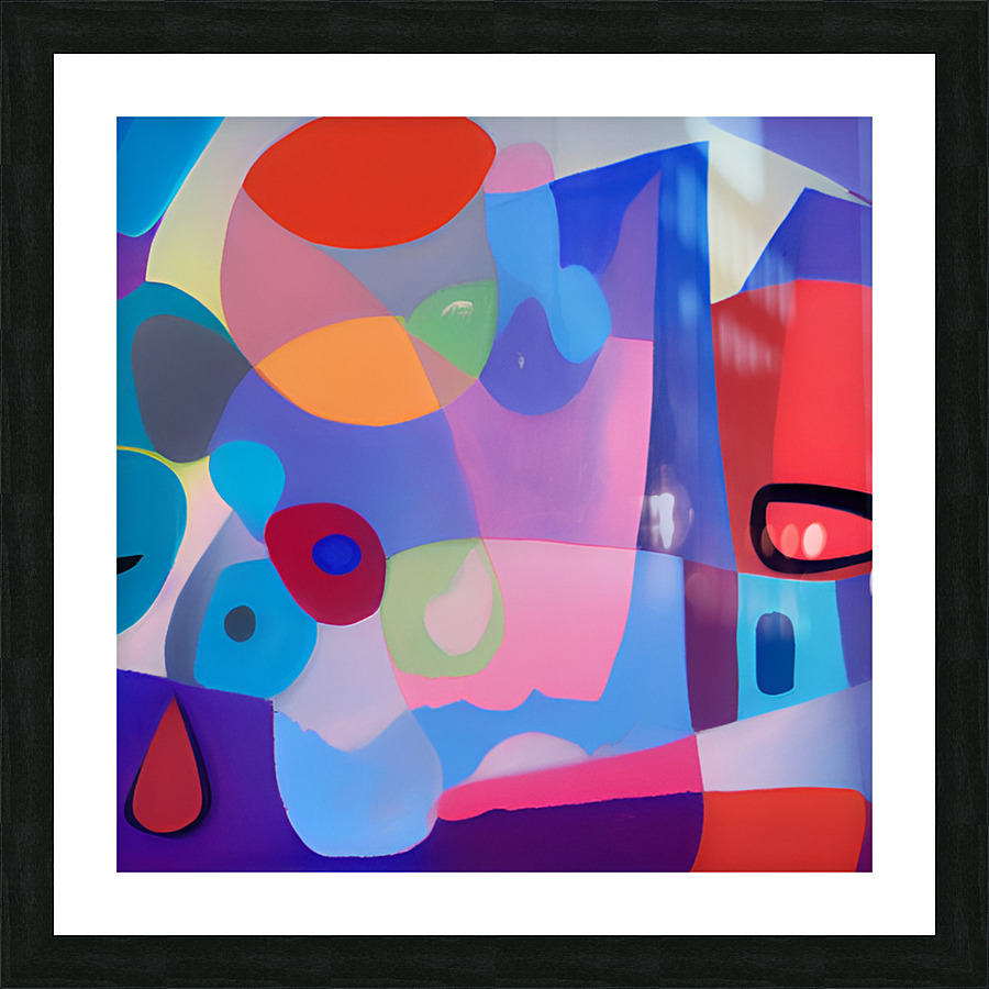 Fragmented Reality Picture Frame Printing