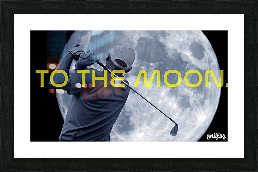 moon Picture Frame print