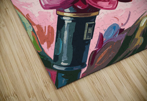 flower microphone with bee Brainart puzzle
