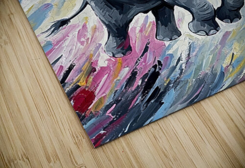 flying elephant Brainart puzzle