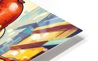Hotdog skateboarding HD Metal print
