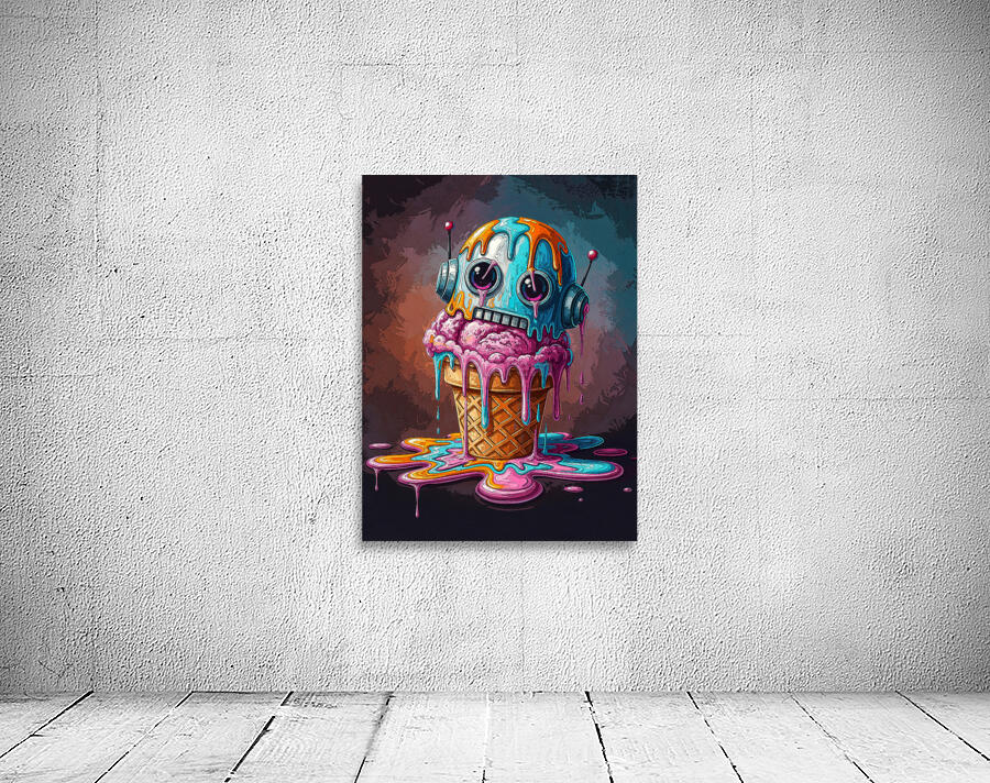 robot ice cream Wall Preview