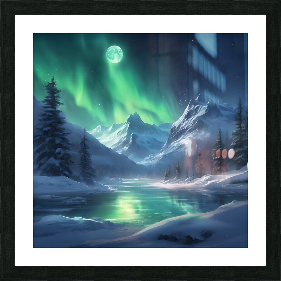aurora Picture Frame print