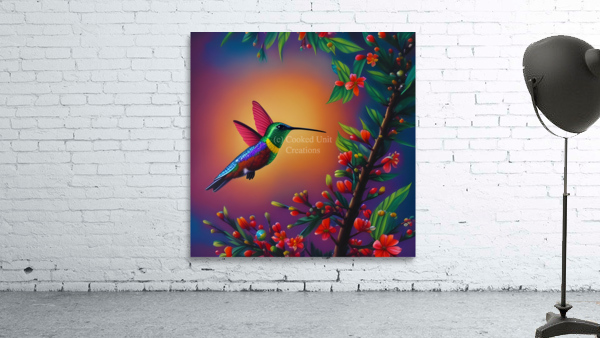 Hummingbird Wall Preview
