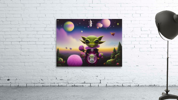 Cute Alien  Wall Preview