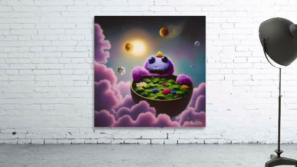 Purple Floof 2 Wall Preview