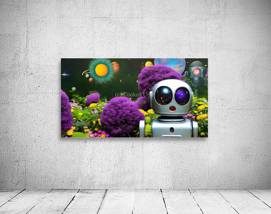 Cute Robot 2 Wall Preview