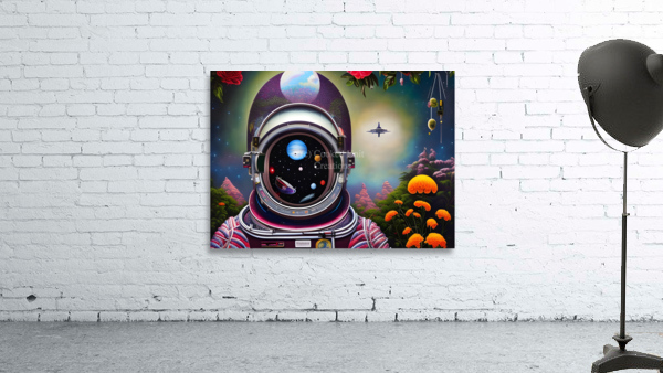 Solar System Astronaut  Wall Preview