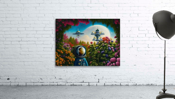 Garden Astronaut  Wall Preview