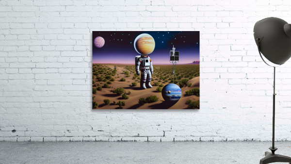 Surreal Astronaut  Wall Preview
