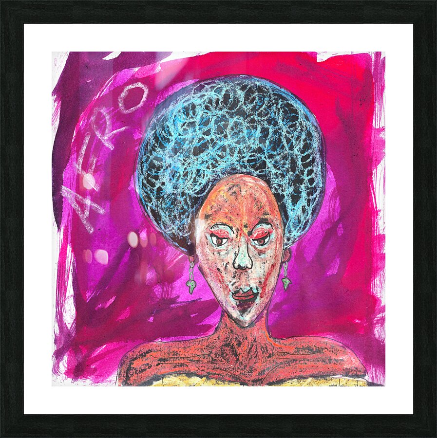 Afro Picture Frame print