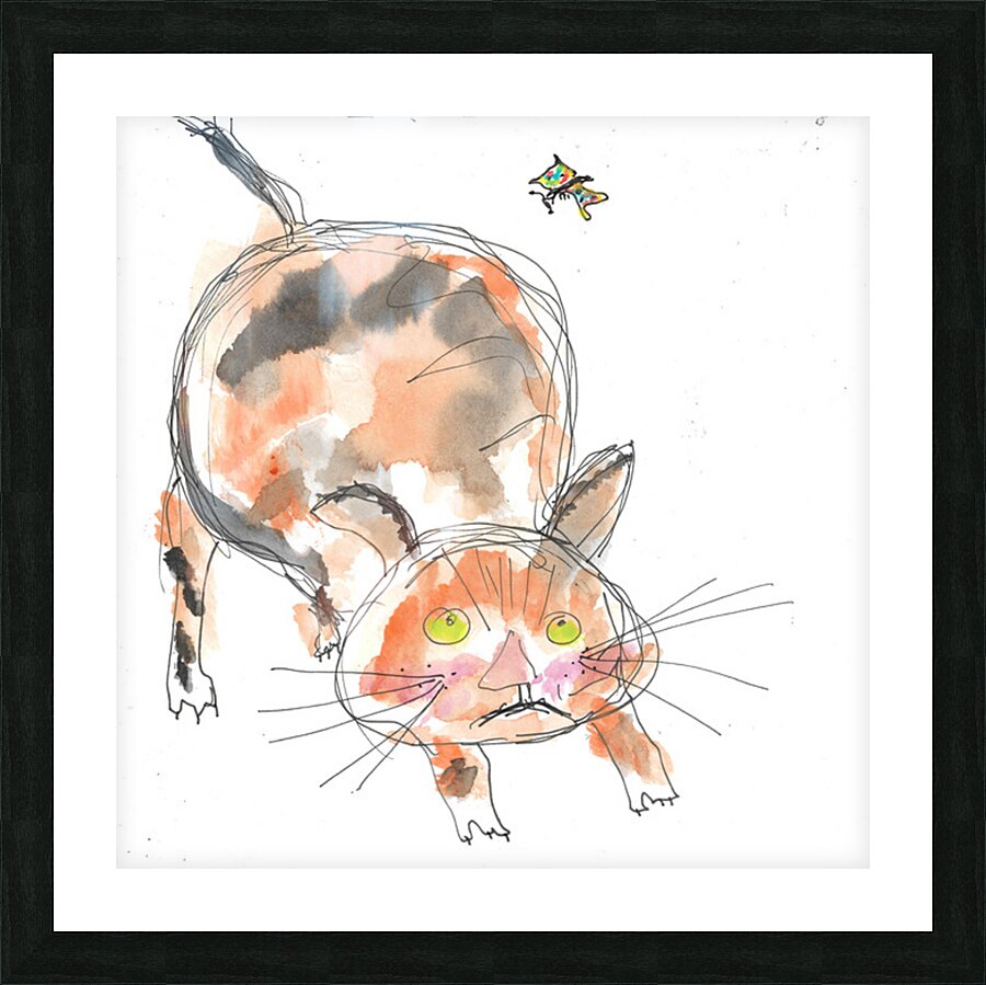 Butterfly Picture Frame print