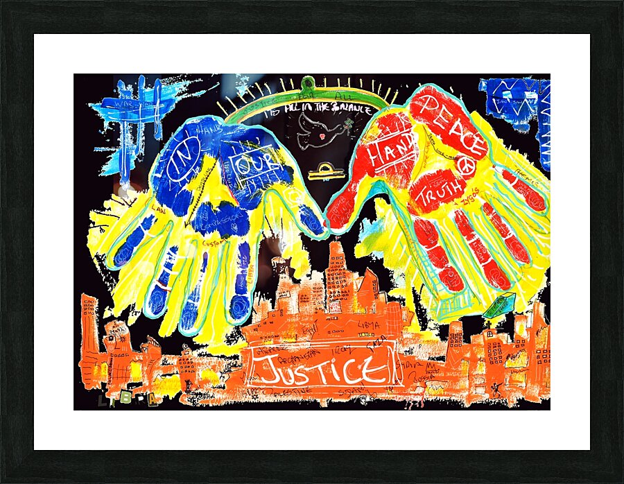 Libra -  Justice  - astrology Series Picture Frame print