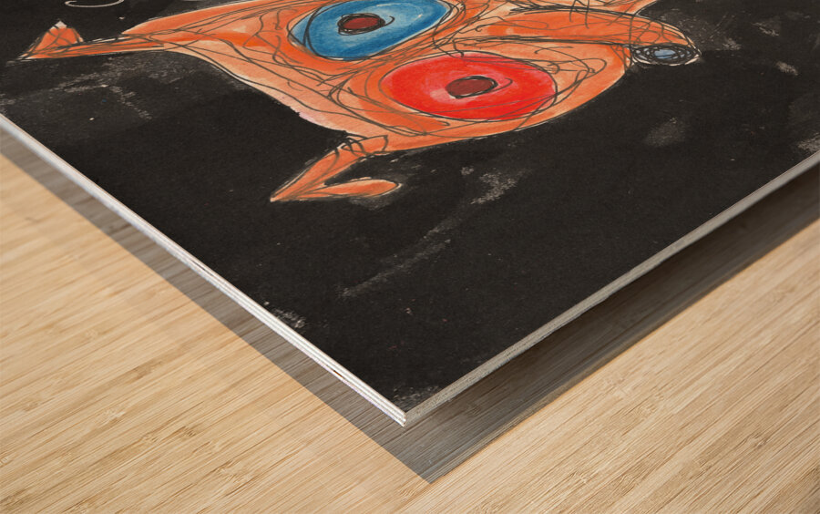 Be MY friend Wood print