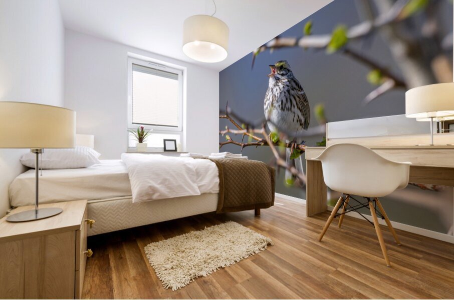Singing Bird Mural print