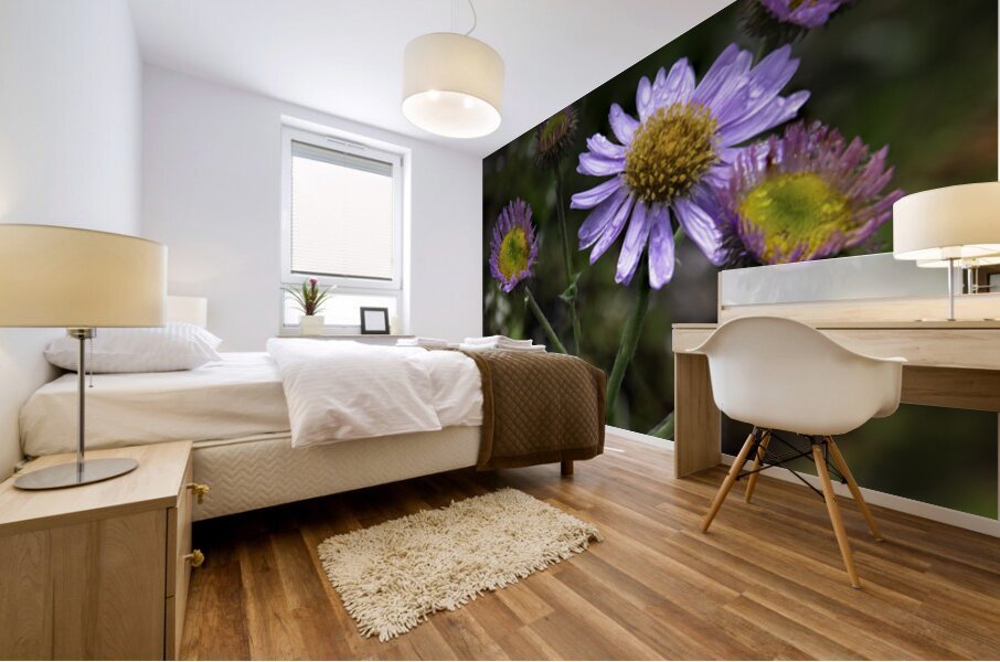 Mountain Flowers Mural print