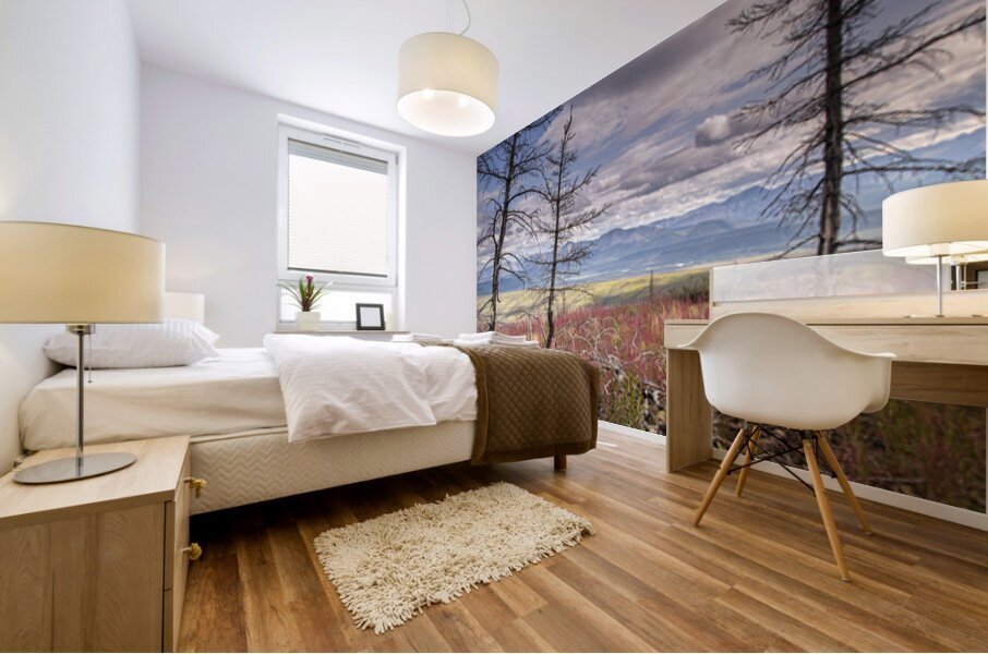 Arctic Trees Mural print