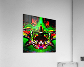 Abstract Cat Acrylic Print