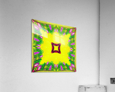 Yellow Squared Acrylic Print