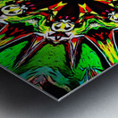 Green Virosprere abstract  Metal print