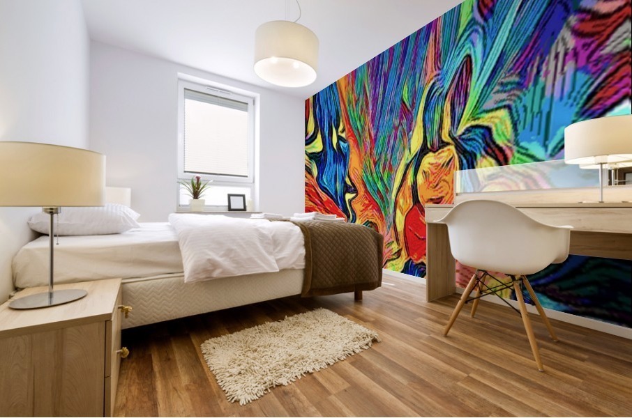 The Huntress Mural print